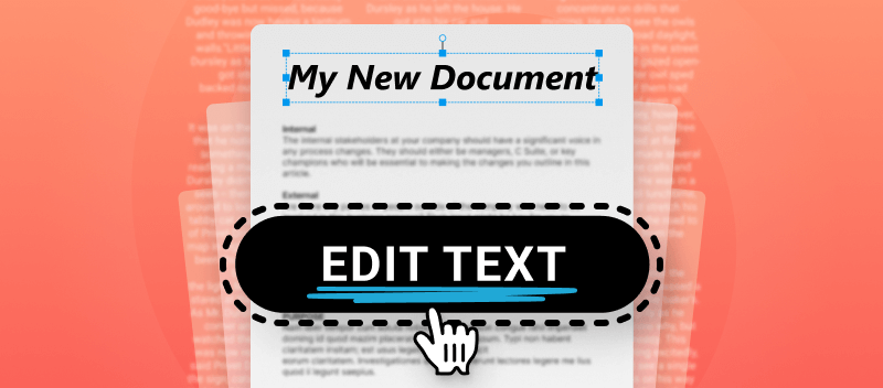 How to Edit Text in PDF 